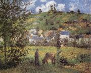 Camille Pissarro, Landscape at Chaponval